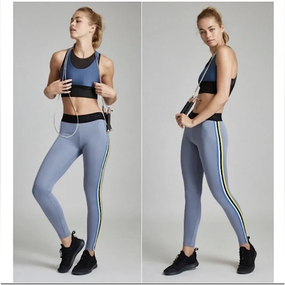 KORAL Rhys Performance Women's Leggings Stripe Pants - Picture 3 of 6